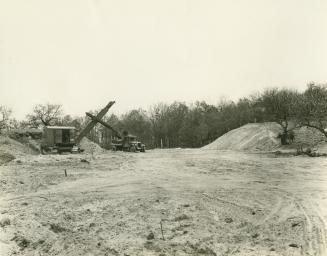 Edenbridge Drive, about Edenbrook Hill, during construction