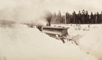 G.T.R. Snow plough. Saint Agapit, Québec