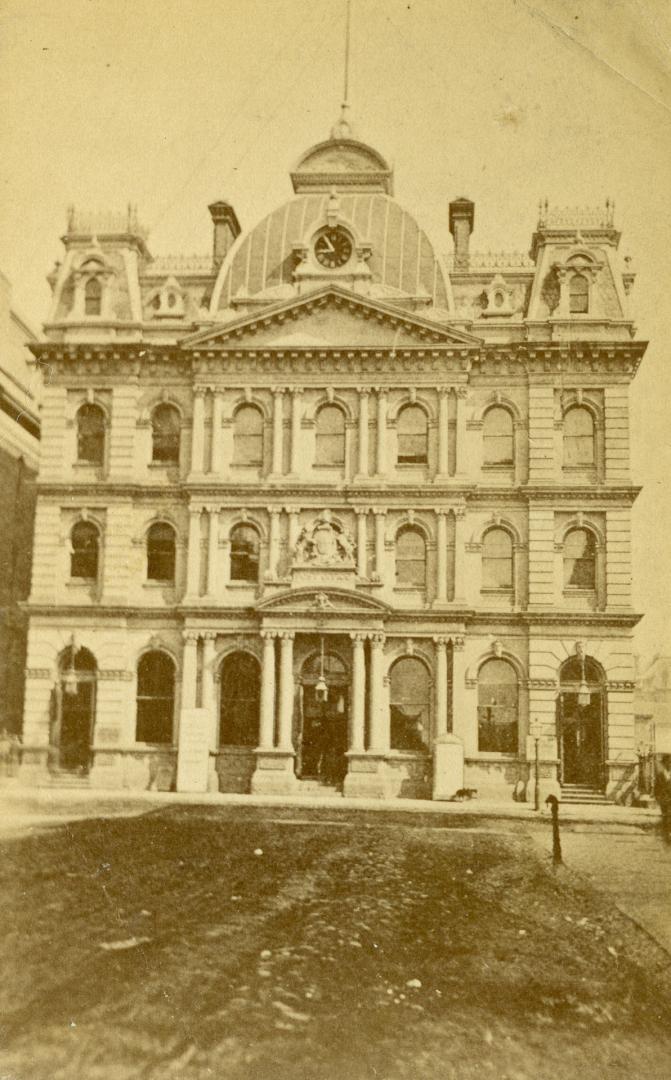 Post Office (1873-1960), Adelaide Street East, north side, opposite head of Toronto St