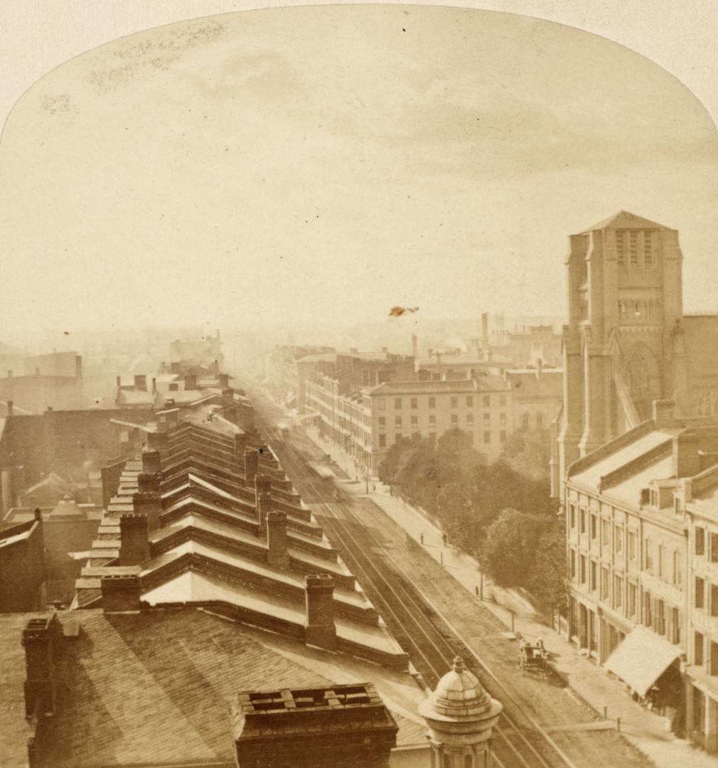 King Street East, looking west from roof of St