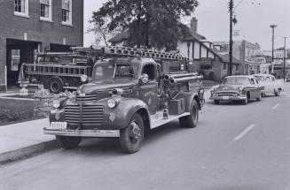 Fire Hall, York, Weston Road, southwest corner King St