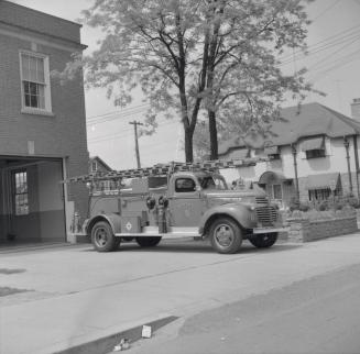 Fire Hall, York, Weston Road, southwest corner King St