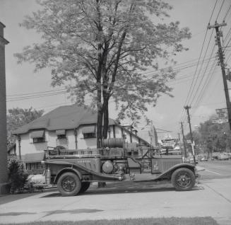 Fire Hall, York, Weston Road, southwest corner King St