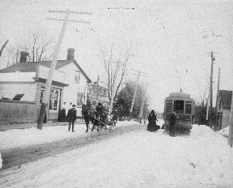 Weston Road, looking south from north of Church St