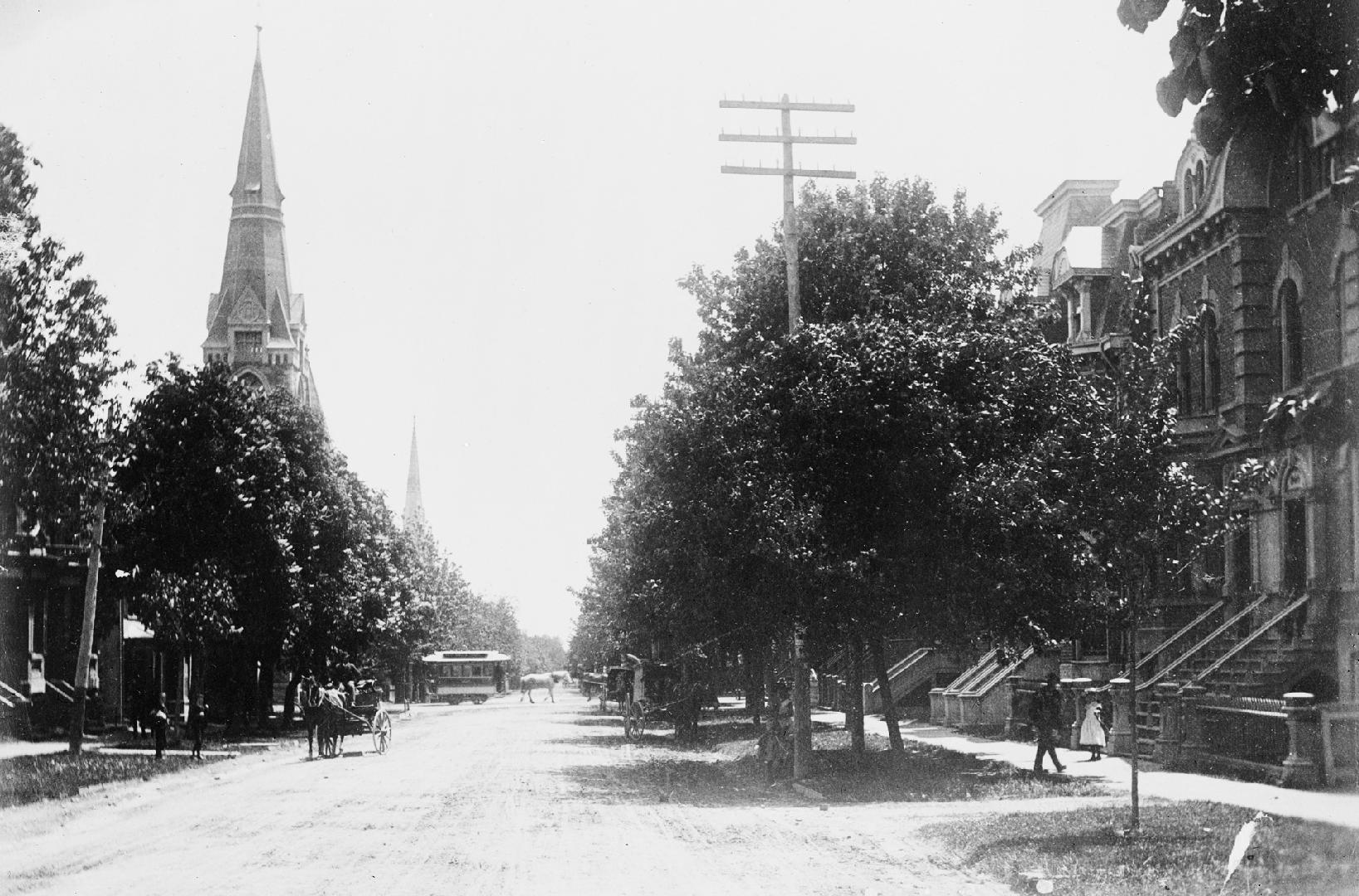 Jarvis St., looking south from north of Carlton St