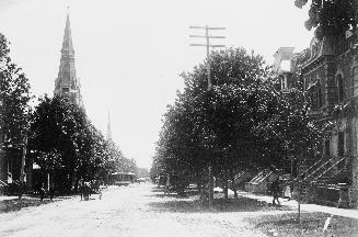 Jarvis St., looking south from north of Carlton St