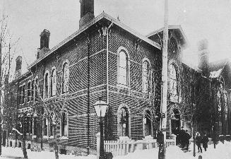 Toronto School Of Medicine, Gerrard Street East, southwest corner Sackville St