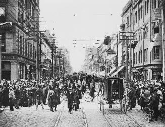 Yonge Street, looking north from King St