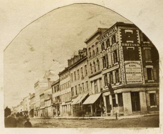 King Street East, north side, looking west from Toronto St