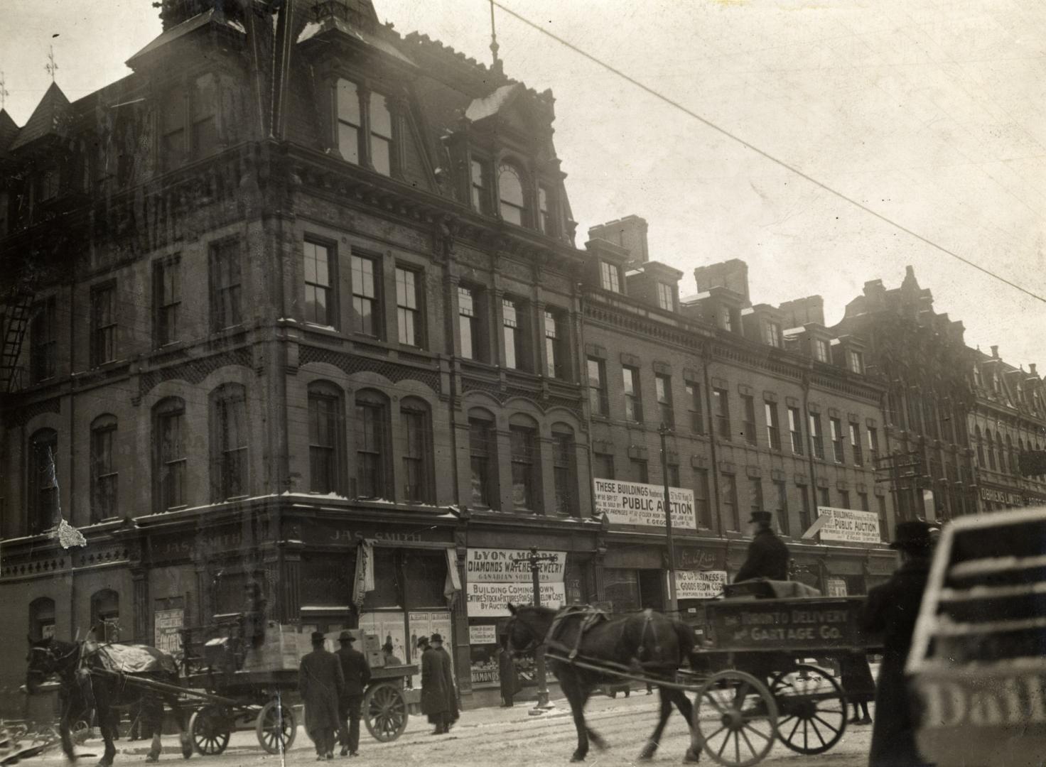 King Street West, south side, looking west from Bay St