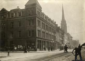 King Street East, north side, looking east from Toronto St