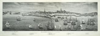 View of Louisbourg in 1731. Louisbourg, N.S