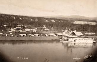 View from river. Whitehorse, Yukon Territory