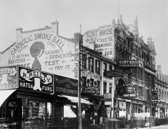 Yonge Street, west side, looking north from Richmond St