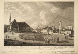 A View of the Cathedral, Jesuits College and Recollet Friars Church, Québec, Québec