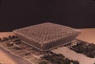 David, Brody & Wisniewski entry, City Hall and Square Competition, Toronto, 1958, architectural model