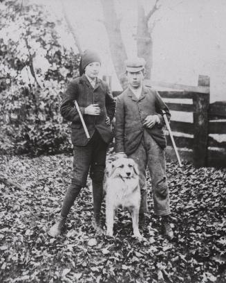 Roy Risebrough and Oswald James as boys