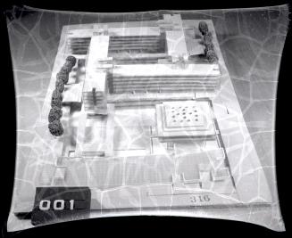 J. Pring entry, City Hall and Square Competition, Toronto, 1958, architectural model