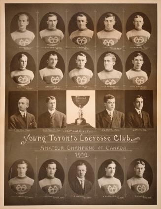 Young Toronto Lacrosse club, amateur champions of Canada, 1910