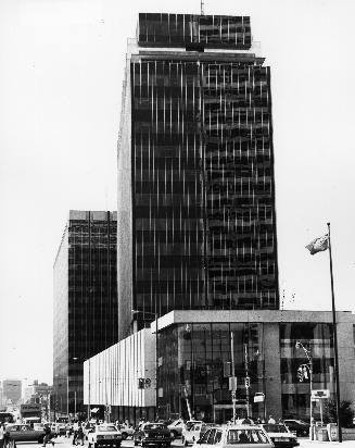 Canada Square, Eglinton Avenue West, southwest corner of Yonge Street, Toronto, Ontario. Image …