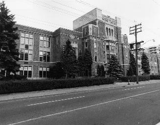 Northern Secondary School, 851 Mount Pleasant Road, east side, between Roehampton Avenue and Br…