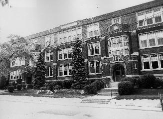 North Toronto Collegiate Institute, 70 Roehampton Avenue, south side, between Yonge Street and …