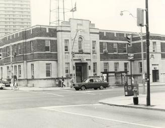 Police Station No. 53, Yonge Street, northwest corner of Montgomery Avenue, Toronto, Ontario. I…