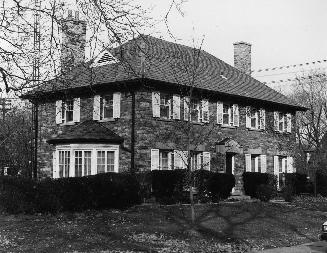 House, Lytton Boulevard, northwest corner of Duplex Avenue, Toronto, Ontario. Image shows a big…