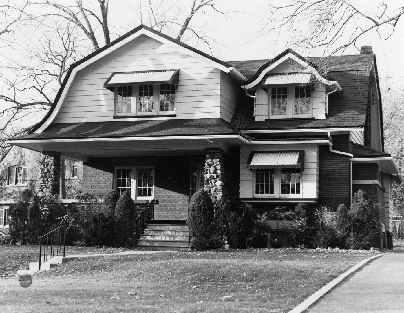 William Irwin House, Dinnick Crescent, between Lympstone Avenue and Mount Pleasant Road, Toront…