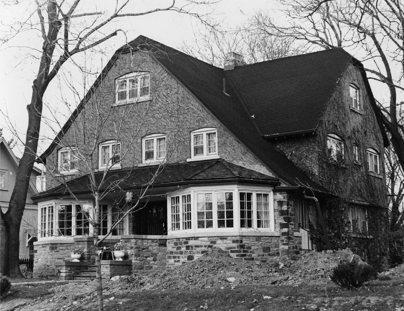 John H. Evans House, Dawlish Avenue, north side, south of Weybourne Crescent, Toronto, Ontario.…