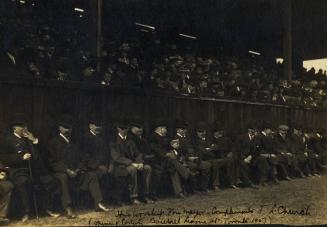 Eastern Baseball League, opening game of season at Diamond Park, Liberty St