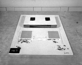 P. Roesch entry, City Hall and Square Competition, Toronto, 1958, architectural model