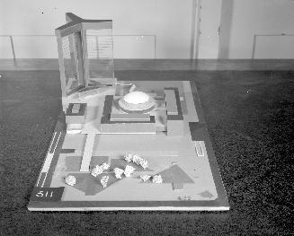 A. Meyer entry, City Hall and Square Competition, Toronto, 1958, architectural model