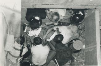 Air shaft rescue