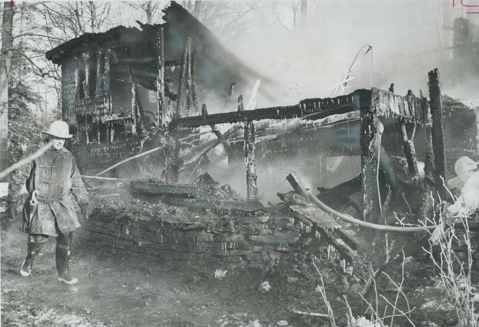 Built over 40 years ago by Roy Ivor, 91, the naturalist s home now stands smouldering after a fire rushed through it, killing more than 100 birds. Ivo(...)