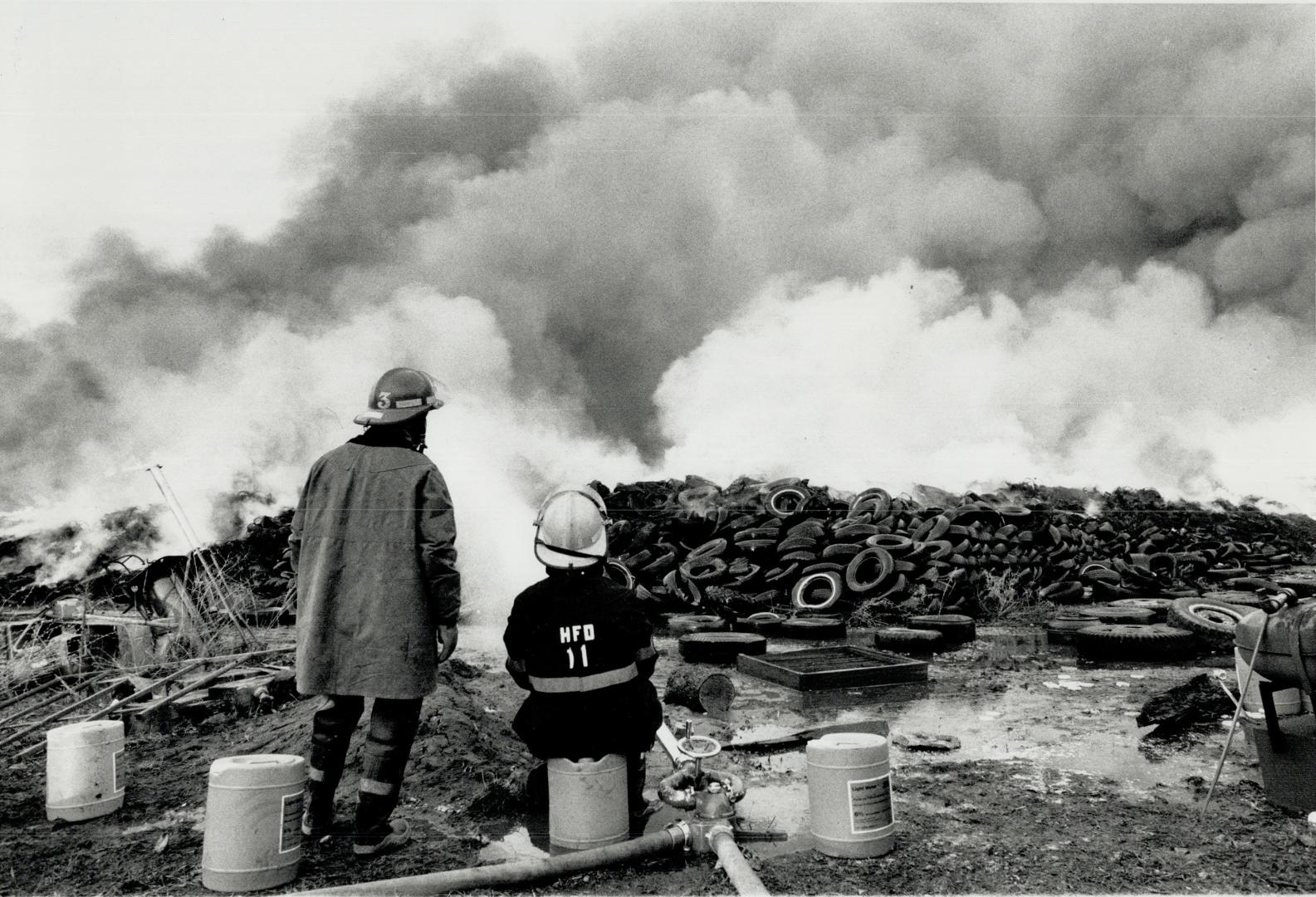 Burning Gold? One project would recover original components by melting tires in oven, a controlled version of what happened at the Hagersville fire last February