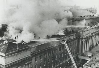 Accidents - Fires - Toronto - Post Office Terminal A November 26, 1974