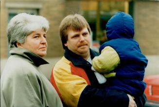 Micheal Didow - son of fire victim (with Barbara Hall at Rupert memorial service)