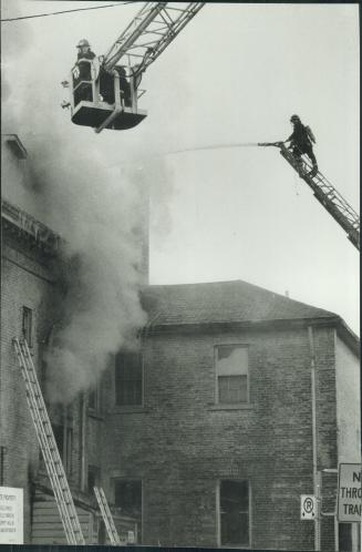 Historic building destroyed in blaze