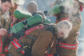 Firefighters at Centrepoint Mall Yonge St and Steeles