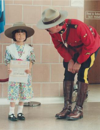 RCMP Const. Andrew Rhodes and Judith Tse