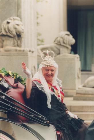 Cherry Carnon of St. George's Society Playing Queen V