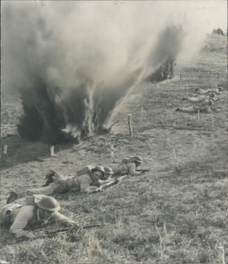 Training grounds for paratroopers, Camp Shilo is a big artillery camp