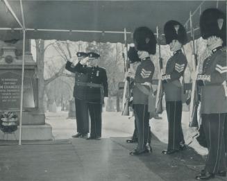 A century of soldiering. Marking the formation of the unit on March 14, 1862, the Royal Regiment of Canada yesterday held a wreath laying ceremony at (...)