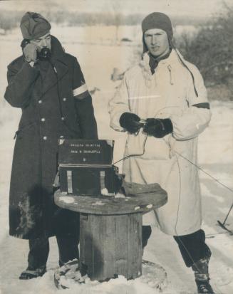 Seconds count. Emphasizing the military character of the ski meet, army signallers were used to communicate between starting and finishing points. Her(...)