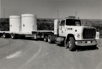 Tritium Flatbeds: Special trucks will carry casks of radioactive heavy water to Darlington