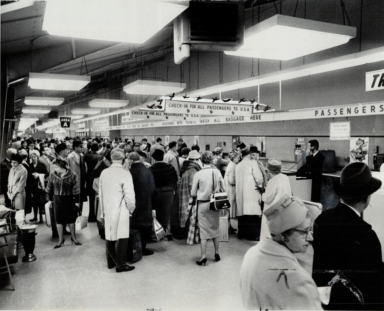 Crowded airports-where the jet age slows to a standstill