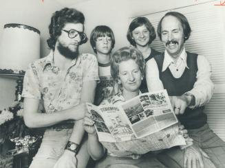 One of five french-speaking families participating in federal government's bicultural development program, the Dubes study map in their Kenmanor Blvd.(...)