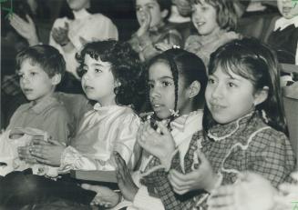 Now I know why my parents like rock concerts, said Debbie Brown, 9, with the braids, above, about the rock concert at Seneca College last week. Daniel(...)