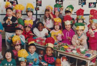 Beginner bakers: From left, Victor Wong, Trunag Minh Huynh, Corrine Aberdeen, Florence Ngo, Linda Yu, Johnny Ngo, Amanda Cannon